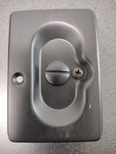 Emtek 2102US10B138 3-1/2 Inch Solid Brass Privacy Mortise Pocket Door Lock for 1-3/8" Thick Doors - Oil Rubbed Bronze