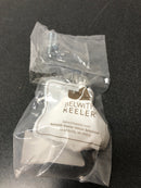 Belwith Keeler B076865-CH Verge 1-3/16" Industrial Diamond Knurled Solid Brass Round Button Cabinet Knob / Drawer Knob - Chrome