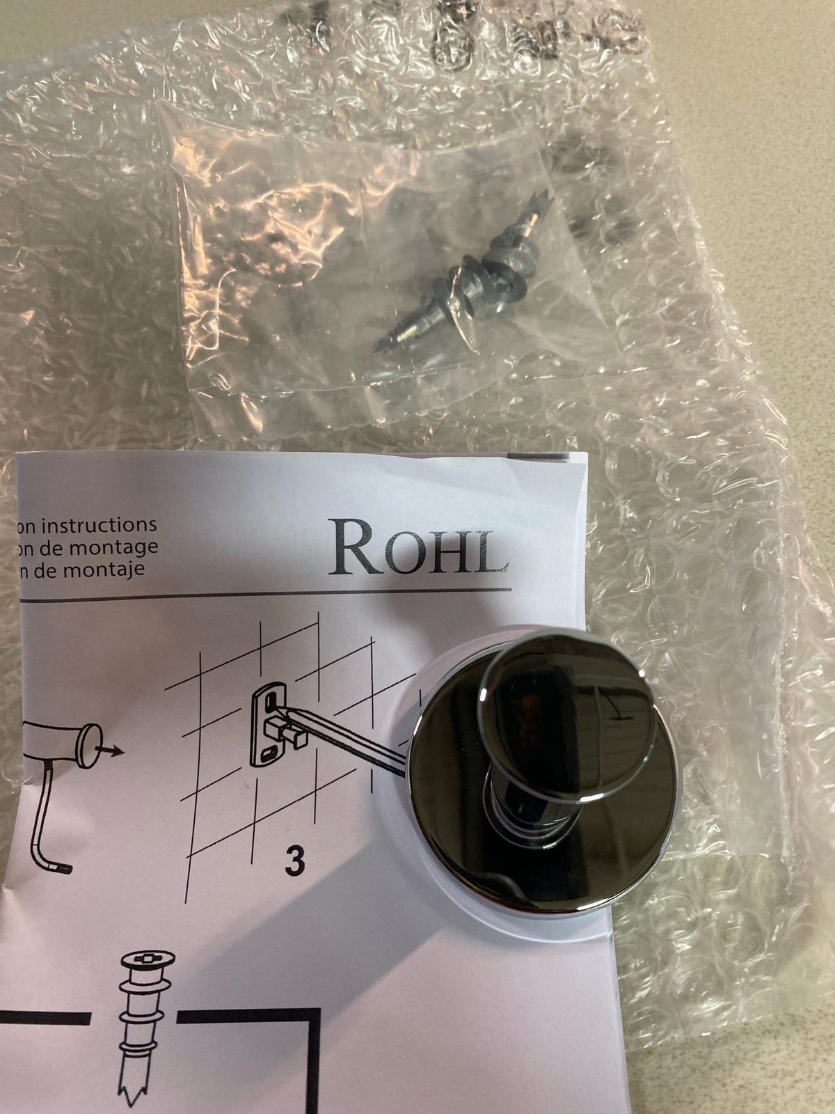ROHL LO7APC Wall Mount Single Robe Hook