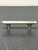 Hickory Hardware H078778SN Maven 3" (76mm) Center to Center Oval Flat Concave Modern Bar Cabinet Handle / Drawer Pull - Satin Nickel