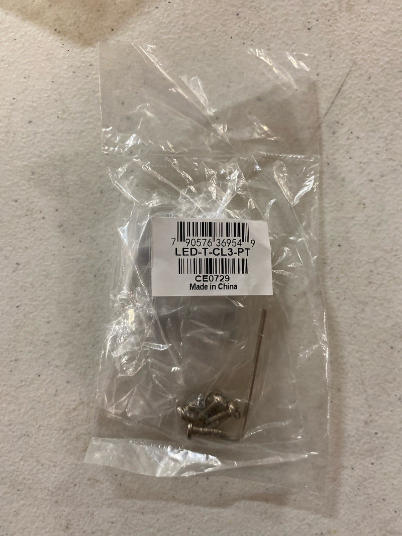 WAC Lighting LED-T-CL3-PT InvisiLED Aluminum Channel Mounting Hardware - N/A