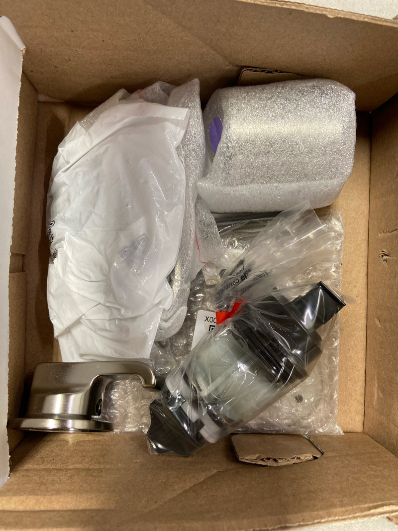 Delta T17089-SS-PR Tetra 1-Handle Wall-Mount Valve Trim Kit in Lumicoat Stainless (Valve Not Included)