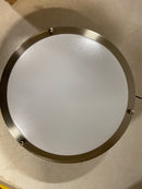 Miseno ML14291-BN 12" Wide LED Flush Mount Drum Ceiling Fixture - Brushed Nickel