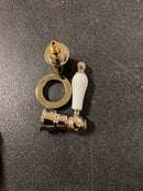Rohl AC195OP-PN/TO Arcana Single Handle 3 Function Diverter / Volume Control Valve Trim - Less Valve - Polished Nickel