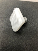 Sietto K-212-PC Glacier 1-1/4 Inch Square Cabinet Knob - Polished Chrome