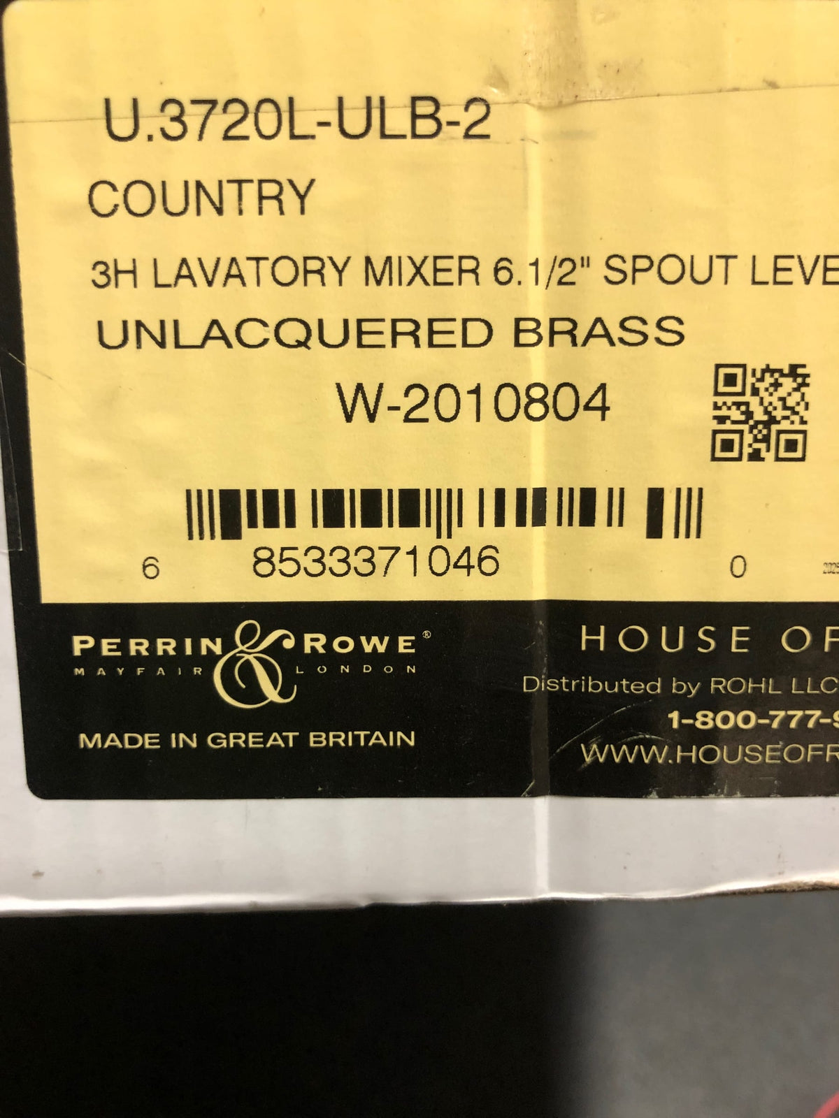 Perrin and Rowe U.3720L-ULB-2 Edwardian 1.2 GPM Widespread Bathroom Faucet with Pop-Up Drain Assembly - Unlacquered Brass (Living Finish)