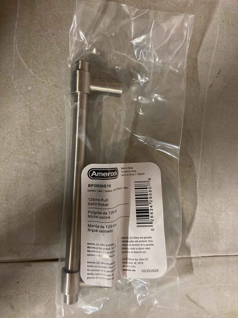Amerock BP36859G10 Destine 5-1/16 Inch Center to Center Bar Cabinet Pull - Satin Nickel