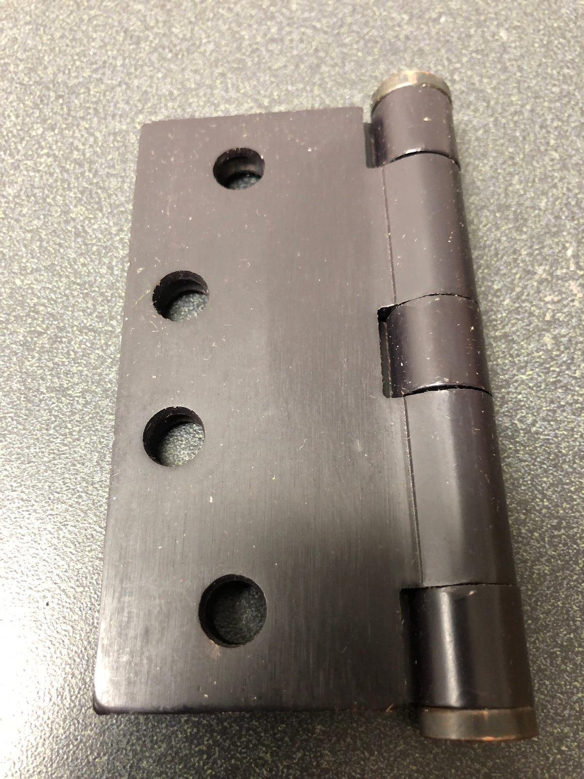 Deltana S44HD10B 4" x 4" Square Corner Plain Bearing Mortise Hinge - Pair - Oil Rubbed Bronze