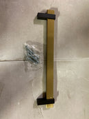 Amerock BP36725BBZMB Mulino 7-9/16 in. (192mm) Center-to-Center Modern Golden Champagne/Matte Black Bar Cabinet Pull