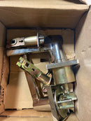 Emtek 5122HLOUS14RH Helios Right Handed Single Cylinder Keyed Entry Door Lever Set with Square Rose - Polished Nickel