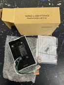 WAC Lighting WL-LED210-C-WT 5" Tall Vertical LED Step and Wall Light with Clear Lens - 120 Volt - White