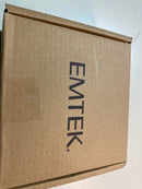 Emtek Privacy Set, Disk Rosette, Helios Lever (Right Hand, Satin Nickel)