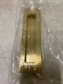 Deltana FP7178U4 Solid Brass 7" Flush Sliding Door Pull - Brushed Brass