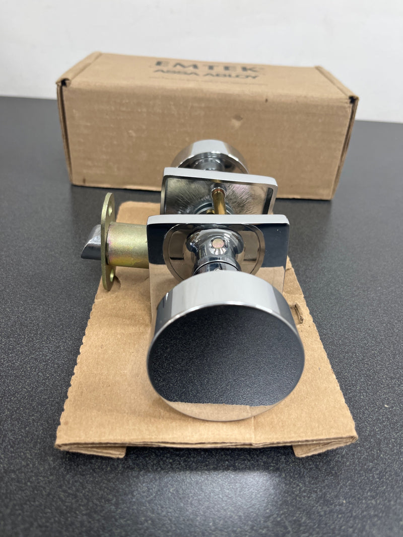 Emtek 510ROUUS26 Round Passage Door Knob Set from the Brass Modern Collection - Polished Chrome