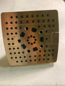 Brizo 87406-GL Essential 1.75 GPM H2Okinetic Square Multifunction Showerhead - Luxe Gold