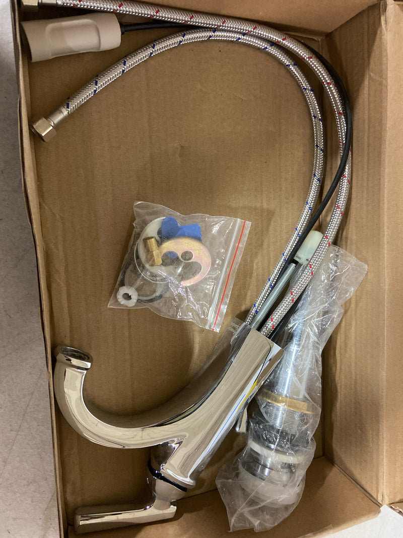 American Standard 7018101.002 Edgemere 1.2 GPM Single Hole Bathroom Faucet with Pop-Up Drain Assembly - Polished Chrome