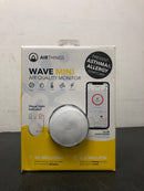 Airthings 2928 Wave Mini Battery Operated Smart Indoor Air Quality Monitor with Mold-Risk Indication