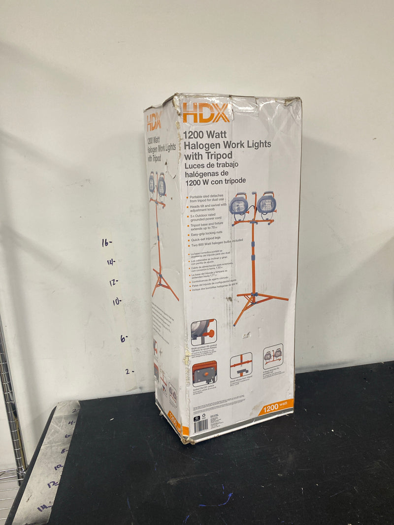 Hdx H1200DPT 1200-Watt Halogen Tripod Work Light