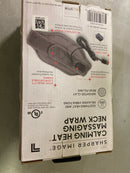 Calming Heat Neck Wrap by Sharper Image Copper & Charcoal Infused Personal Electric Neck Heating Pad with Vibrations, 3 Heat & 3 Vibration Settings- 9 Relaxing Combinations