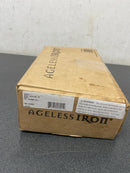 Ageless Iron 658001 Keep - Rustic Farmhouse Cast Iron Non-Turning Two-Sided Dummy Lever Set with Lance Lever - Black Iron