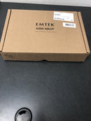 Emtek Transitional Brass Towel Ring with Matching Finish Rosette - Choice of 6 Finishes - 29010US19 - Regular (0) - Flat Black (US19)