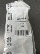 Emtek 86301US4 Brass Geometric 4 Inch Center to Center Bar Cabinet Pull - Satin Brass