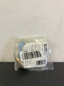 Amerock Sea Grass 1-1/2 Inch Rectangular Cabinet Knob - Golden Champagne