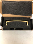 Alno C211-4-PB Crystal 4" Center to Center Luxury Designer Solid Brass Bar Cabinet Pull with Swarovski Crystals - Polished Brass