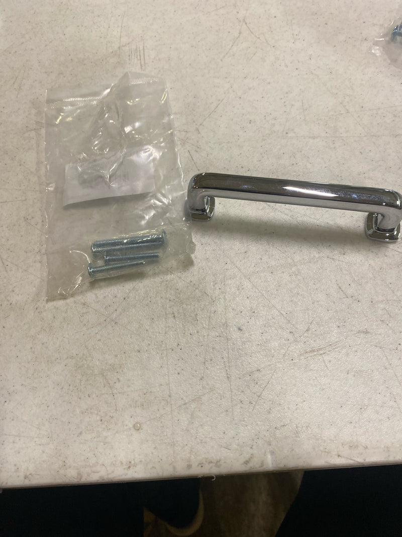 Emtek 86634US26 Westridge 4 Inch Center to Center Handle Cabinet Pull from the Timeless Classic Collection - Polished Chrome