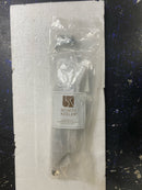 Belwith Keeler B079714-MB Pebble 3-3/4" (96mm) & 5-1/16" (128mm) Dual Center to Center Organic Zen Cabinet Handle / Drawer Pull - Matte Black