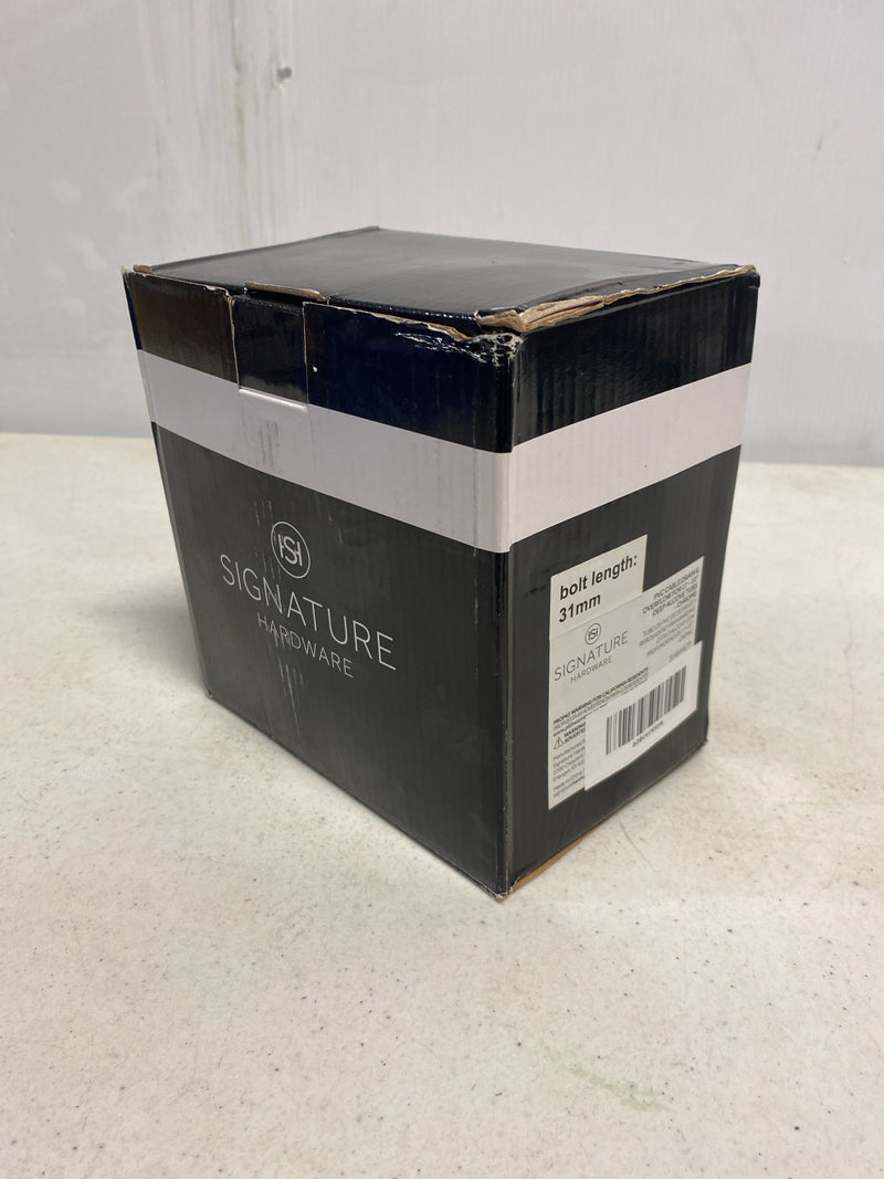 Signature Hardware 446730 PVC Cable Drain and Overflow for 17" - 22" Deep Alcove Tubs - Chrome