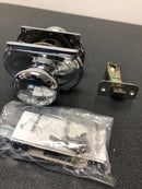 Schlage F10PLY619CAM Plymouth Passage Door Knob Set with Decorative Camelot Trim - Satin Nickel