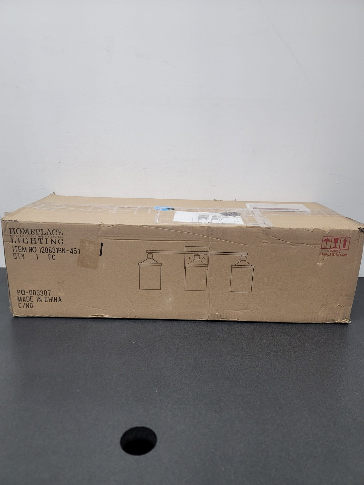Capital Lighting 128831BN-451 Colton 3 Light 24" Wide Bathroom Vanity Light - Brushed Nickel