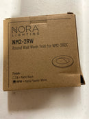 Nora Lighting NM2-2RWMPW M2 2" Wall Wash Recessed Trim - Matte Powder White