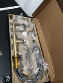 Kohler K-28358-2MB Edalyn by Studio McGee 1.5 GPM Single Hole Pull Down Kitchen Faucet with Boost Spray, DockNetik, ProMotion, and MasterClean Technologies - Vibrant Brushed Moderne Brass