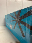 Quorum international 96728-69 Proxima 72 in. Indoor Black Ceiling Fan with Wall Control