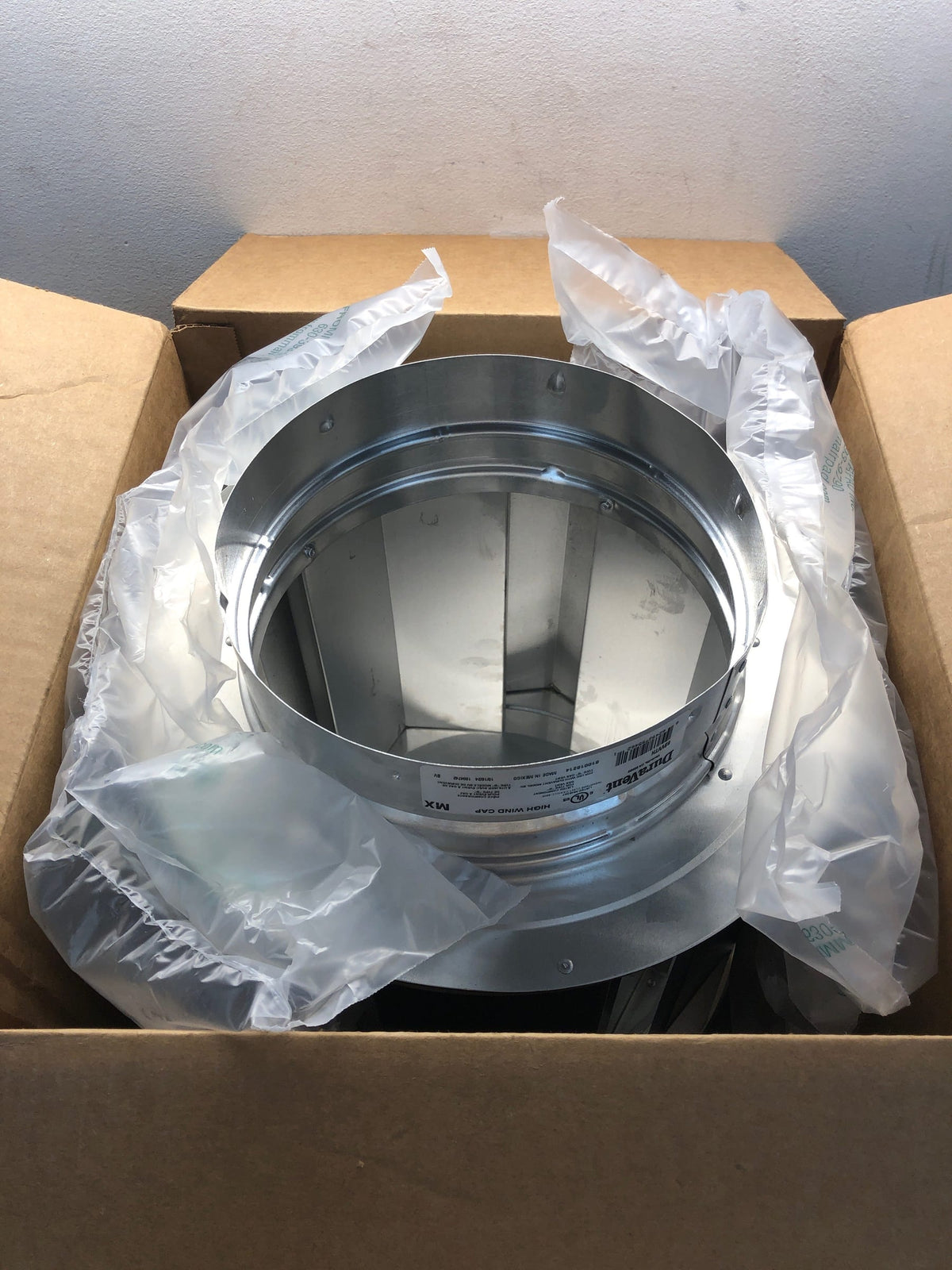 M&G DuraVent 8-Inch Inner Diameter B-Vent High-Wind Cap - 8BVVTH
