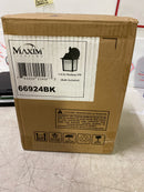 Maxim 66924BK Side Door Single Light 9" Tall LED Outdoor Wall Sconce - Black