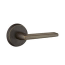 Emtek 710LRMB Lariat Rustic Modern Bronze Passage Door Lever Set - Medium Bronze