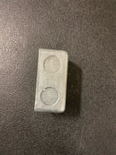 Steel City 4 in. 2-1/8 in. Handy Box with 3/4 in. Knockouts 5836134-25R