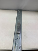 AFX ATL12483200L30D1SN Atlas Single Light 50" Wide Integrated LED Flush Mount Linear Ceiling Fixture - Satin Nickel