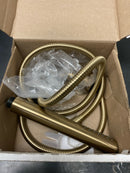 Delta Faucet Trinsic Single Spray Wall-Mount Hand Shower, Hand Held Shower with Hose, Gold Handheld Shower Head, Slide Bar Hand Shower, Handheld Shower, Champagne Bronze 55085-CZ