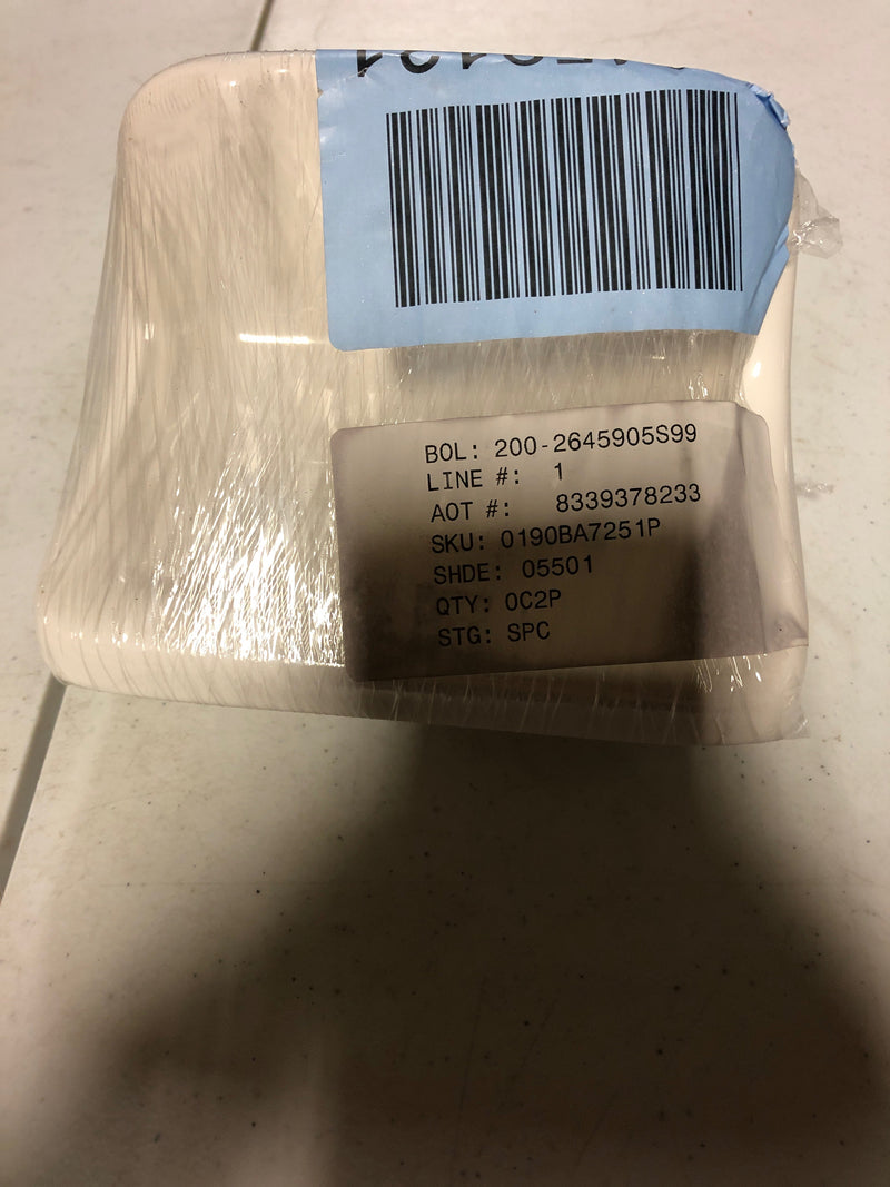 Daltile 0190BA7251P Wall Mounted Soap Dish from the Bath Accessories Collection - Ceramic Arctic White