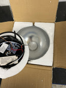 ET2 Hemisphere-10W 1 LED Pendant-9 Inches Wide by 5 inches high-Gloss Black/Aluminum Finish -Traditional Installation