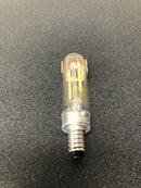 Bulbrite 776891 2.5 Watt LED T6 Clear Decorative Candelabra (E12) Base, 3000K Light Bulb, Soft White