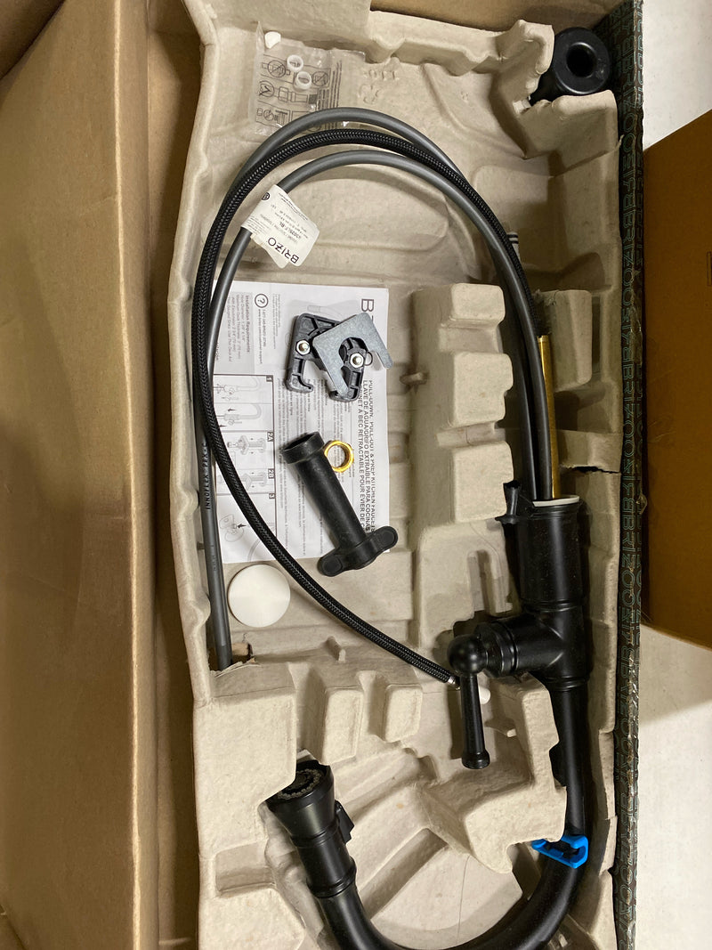 Brizo 63025LF-BL Artesso 1.8 GPM Single Hole Pull Down Kitchen Faucet with MagneDock - Matte Black