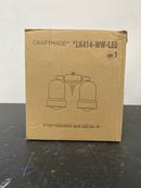 Craftmade LK414-WW-LED 15" Wide 4 Light LED Ceiling Fan Light Kit - White