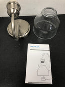 Kichler Avery 5.5-in W 1-Light Brushed Nickel Transitional Wall Sconce