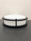 Designers Fountain EV1410C3C-43 11" Wide LED Flush Mount Drum Ceiling Fixture - Matte Black