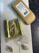 Miseno MDH3572SB 3-1/2 x 3-1/2 Spring Hinge 5/8" Radius Corner Door Hinge - Pair - Satin Brass